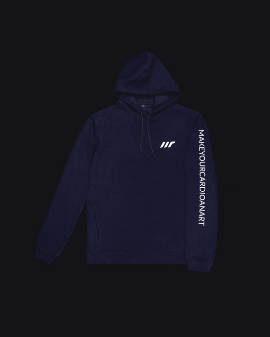 Hoodie Cotone Organico, Blu