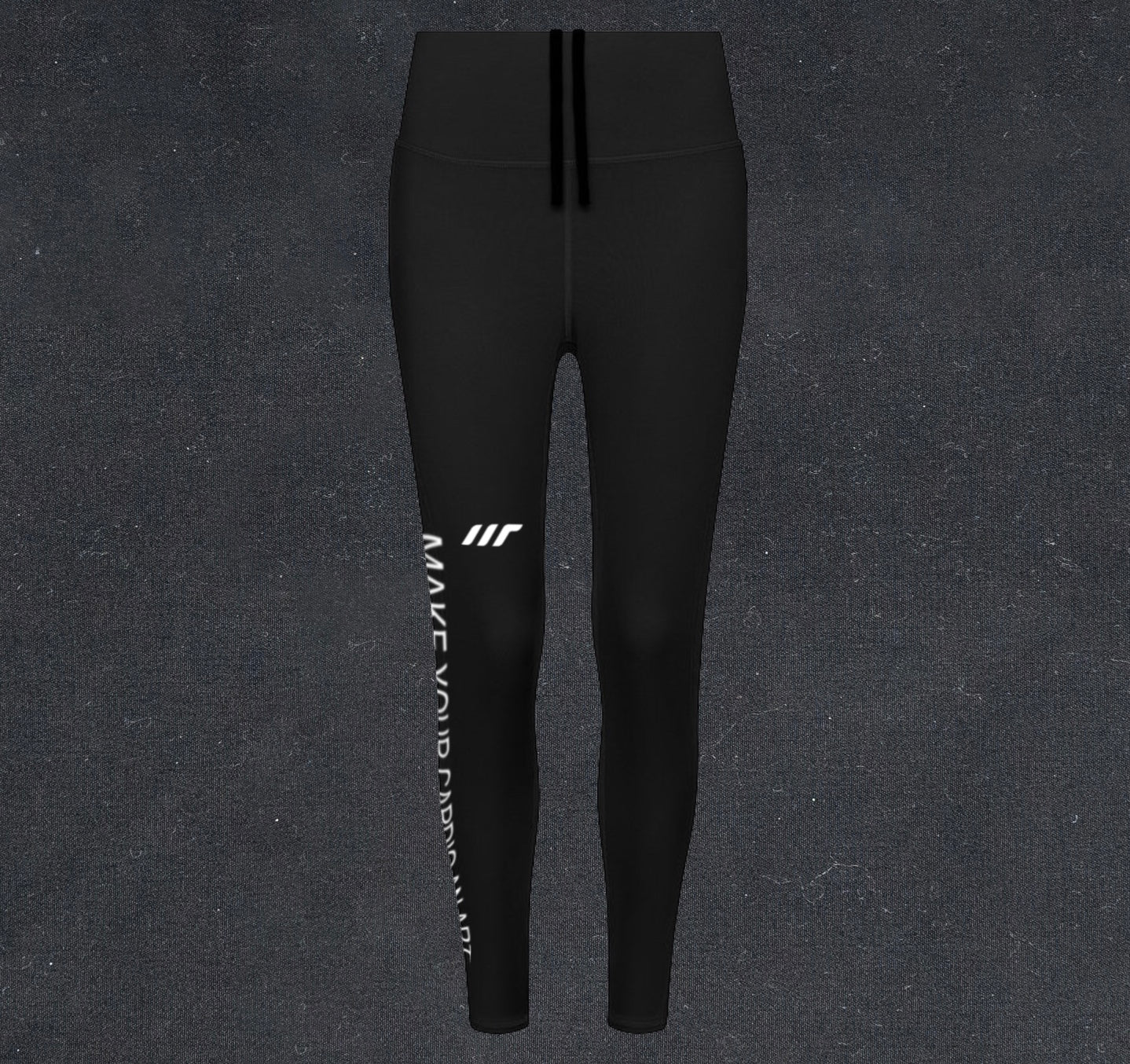 Leggins nero in tessuto tecnico